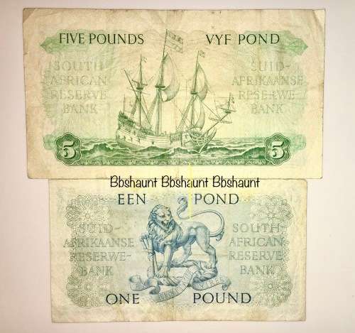 MH DE KOCK SET  5 PONDS & 1 POUND,, 1958 & 1959
