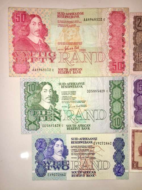 COMPLETE SET OF G DE KOCK & DECIMALS R50-(R1 DE JONG 1973)-1980s  ( 1 BID TAKES ALL)