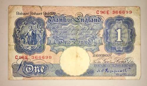 ENGLAND 1 POUND 1940 LONDON