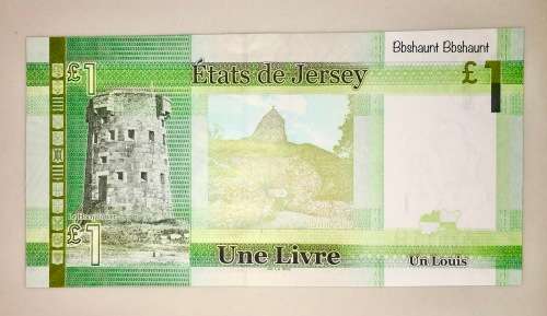 STATE OF JERSEY 1 POUND 2010 UNC-AUNC