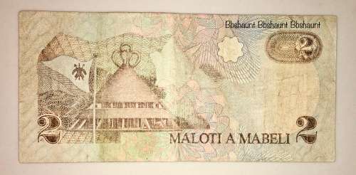 LESOTHO 2 MALOTI 1989