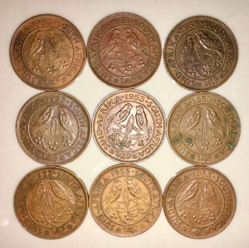 1/4 PENNY 1953 (BID PER COIN)