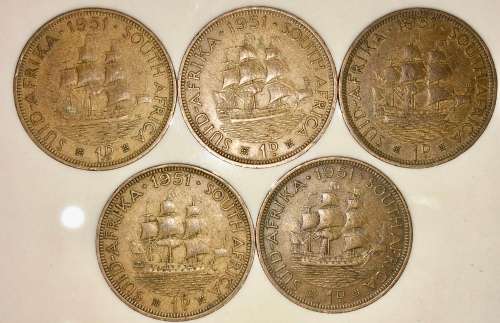 1 PENNY 1951 (BID PER COIN)