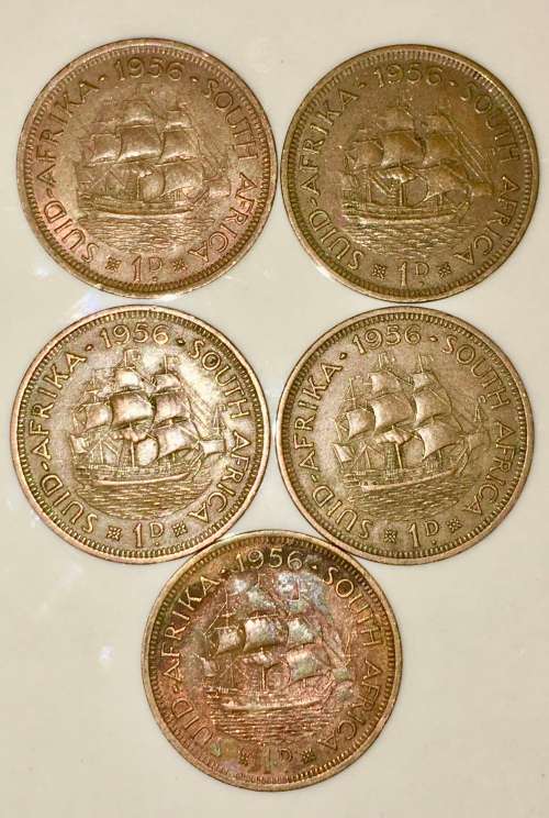 1 PENNY 1956 (BID PER COIN)