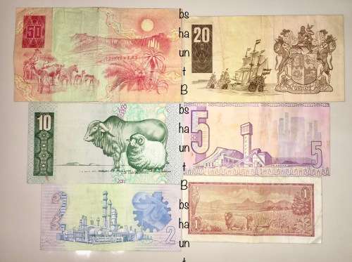 COMPLETE SET OF GPC DE KOCK & DECIMALS  R50 TO( R1 TW DE JONG 1975)-1980s (1 BID TAKES ALL)