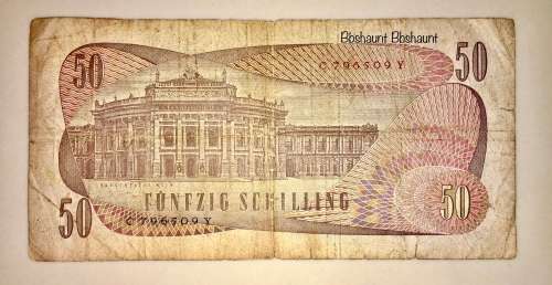 AUSTRIA 50 SCHILLING 1970