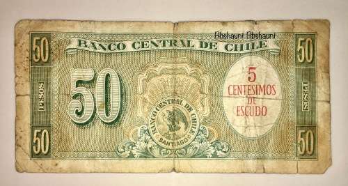 CHILE 50 PESOS 1960