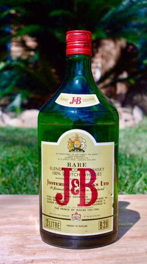 J&B 2LT JUG sealed & full RARE 1970s HIGHLY COLLECTIBLE