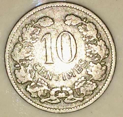 LUXEMBURG 10 CENTIMES 1901