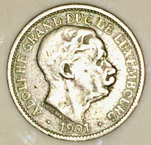 LUXEMBURG 10 CENTIMES 1901