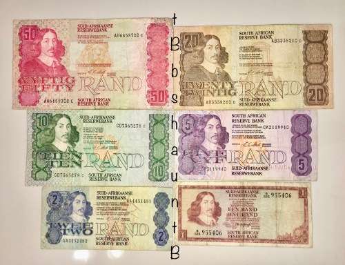 COMPLETE SET OF CL STALS & DECIMALS  R50 TO [R1 T.W DE JONG 1975]-1990 [1 BID TAKES ALL]