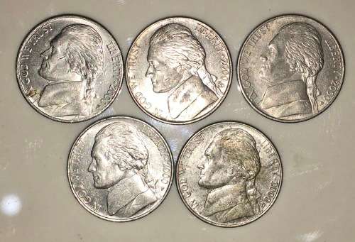 U.S.A 5 CENT (JEFFERSON NICKEL) 2000(BID PER COIN)