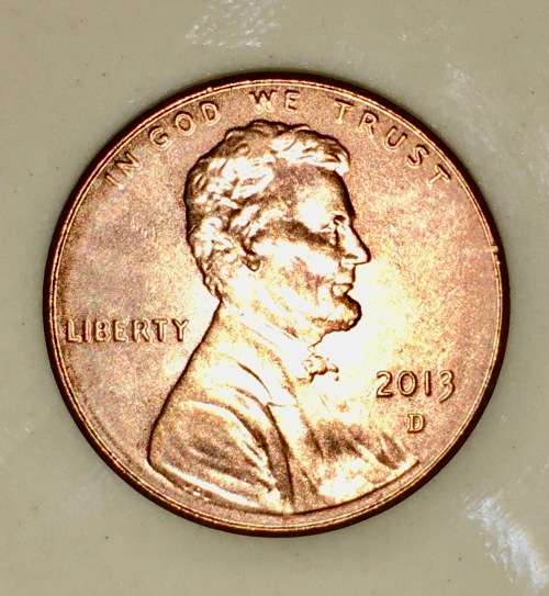 U.S.A 1 CENT (LINCOLN & SHIELD)2013