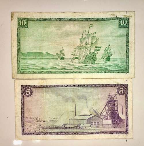 TW DE JONG SET R10...1975,,3RD ISSUE & R5 1967 FIRST ISSUE