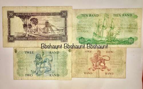 COMPLETE SET OF MH DE KOCK R20, R10, R2, R1- 1961  (1 BID TAKES ALL)