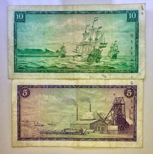 TW DE JONG R10 & R5--1967 FIRST ISSUE (1 BID TAKES ALL)