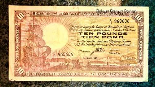 J.POSTMUS 10 POUND 1943 APRIL 14TH,,,F1-