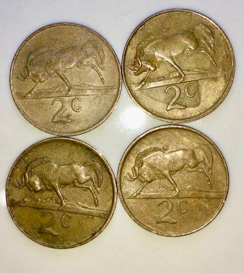 2 CENT 1990 CIRCULATED(BID PER COIN)