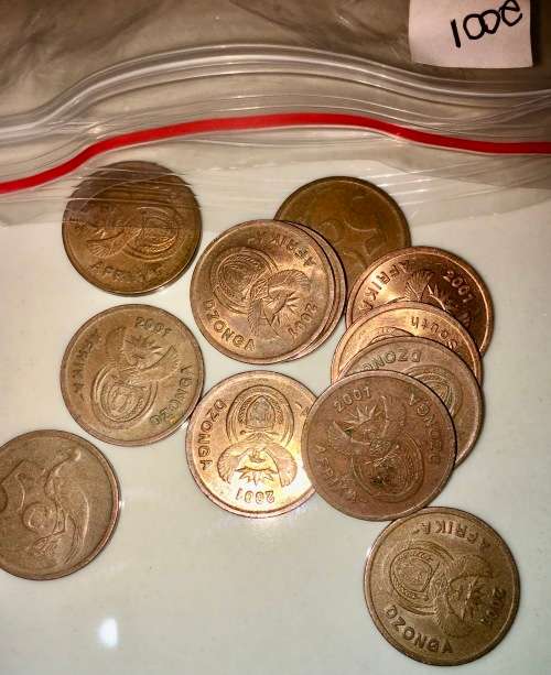 5 CENT 2001 ( BID PER COIN)