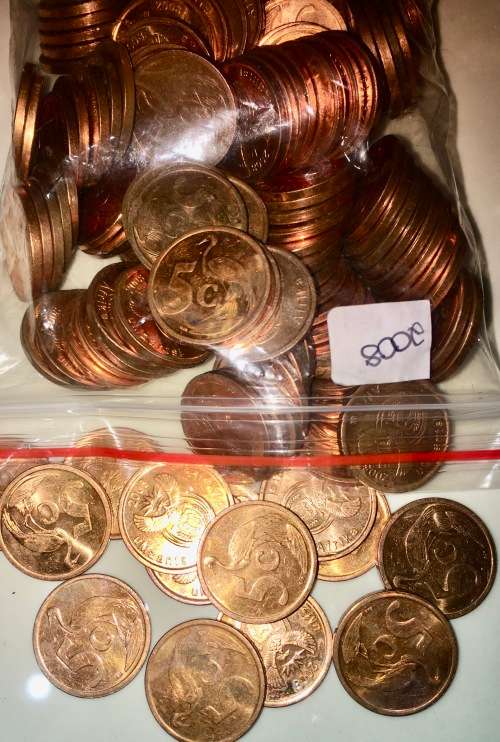5 CENT 2008 ( BID PER COIN)