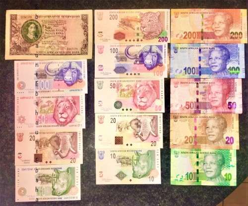 SETS OF 3 DIFFERENT GOVERNORS TT MBOWENI 2005 , G.MARCUS 1 ST ISSUE , L.KGANYAGO & G.RISSIK R20