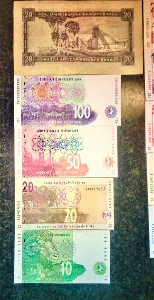 SETS OF 3 DIFFERENT GOVERNORS TT MBOWENI 2005 , G.MARCUS 1 ST ISSUE , L.KGANYAGO & G.RISSIK R20