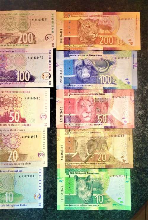 SETS OF 3 DIFFERENT GOVERNORS TT MBOWENI 2005 , G.MARCUS 1 ST ISSUE , L.KGANYAGO & G.RISSIK R20