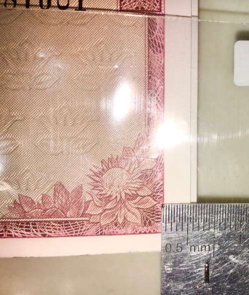 TW DE JONG R1 ,  S A MINT ERROR PACK , 100 NOTES FROM B243-481601 TO 481701---1973 BAND INTACTED UNC