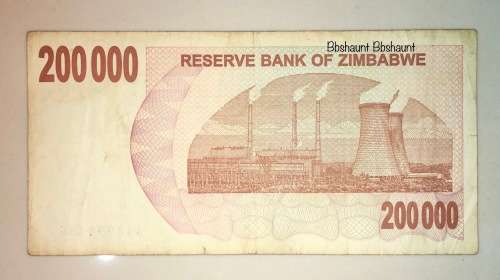 ZIMBABWE $200000  2008