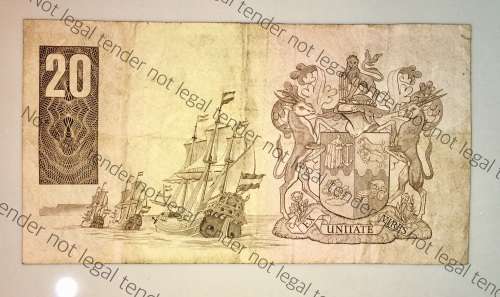 REPLACEMENT NOTE R20 GPC DE KOCK 1984 THIRD ISSUE