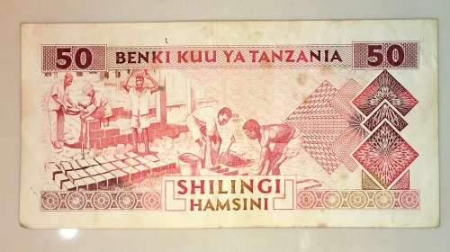 TANZANIA 50 SHILINGI 1993
