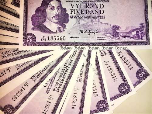 TW DE JONG R5 IN SEQUENCE F175-185310-360-- 1967 FIRST ISSUE AFR/ENG ( 1 BID TAKES ALL))