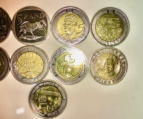 COMPLETE SET OF COMMEMORATIVE R5 COINS 1994 TO 2021  & 2017 IS UNC(1 BID TAKES ALL)