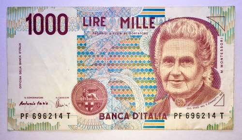 ITALY 1000 LIRE 1990
