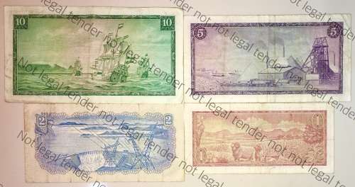 COMPLETE SET OF TW DE JONG & DECIMALS R10 -R1 ,,, 1967-1975( 1 BID TAKES ALL)