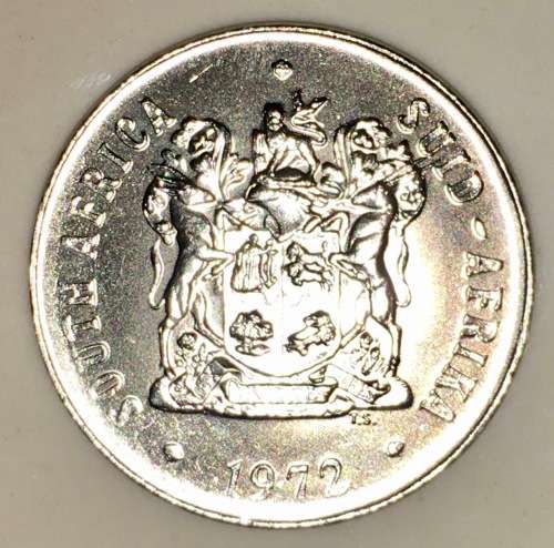 SOUTH AFRICA  50 CENT UNC 1975