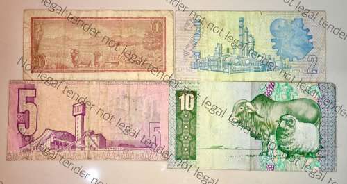 SET OF VARIOUS GOVERNORS & DECIMALS R10 TO R1  ( 1 BID TAKES ALL)