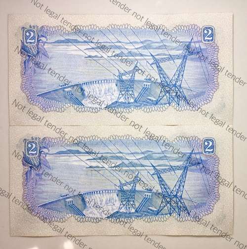 TW DE JONGH R2 IN SEQUENCE D169 /471985-986 AUNC 3RD ISSUE 1976[VAN RIEBEECK WTM](1BID TAKES ALL)