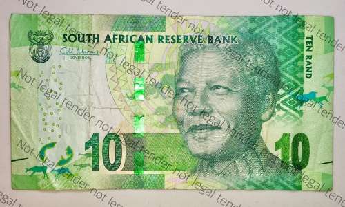GILL MARCUS R10  (MANDELA WATERMARK)