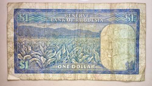 RHODESIA $1 SALISBURY  1978
