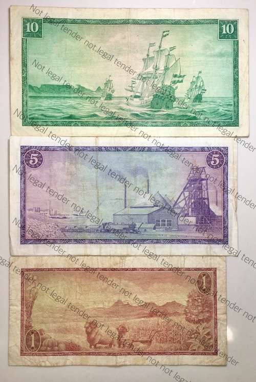 COMPLETE SET OF G.RISSIK (R10 C1),R5 & R1 SECOND ISSUE 1966 SCARCE TO FIND IN SETS(1 BID TAKES ALL)