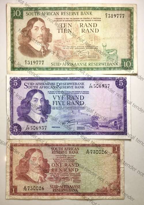 COMPLETE SET OF G.RISSIK (R10 C1),R5 & R1 SECOND ISSUE 1966 SCARCE TO FIND IN SETS(1 BID TAKES ALL)