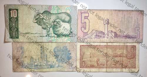 SET OF VARIOUS GOVERNORS & DECIMALS R10 TO R1  ( 1 BID TAKES ALL)