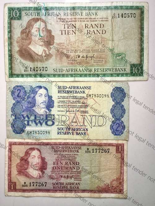 SET OF VARIOUS GOVERNORS & DECIMALS R10 ,R2 & R1  ( 1 BID TAKES ALL)