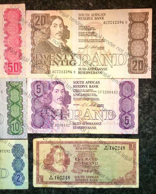 COMPLETE SET OF CL STALS & DECIMALS  R50 TO R2 AA --1990 [R1 T.W DE JONG 1975]1 BID TAKES ALL]
