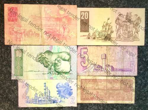 COMPLETE SET OF GPC DE KOCK & DECIMALS  R50 TO R2-1980s( R1 TW DE JONG 1975) (1 BID TAKES ALL)
