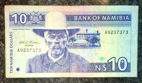 NAMIBIA N$10 NAM DOLLARS A 1993