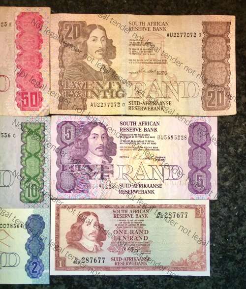 COMPLETE SET OF CL STALS & DECIMALS  R50 TO R2 AA007 --1990 [R1 T.W DE JONG 1975]1 BID TAKES ALL]