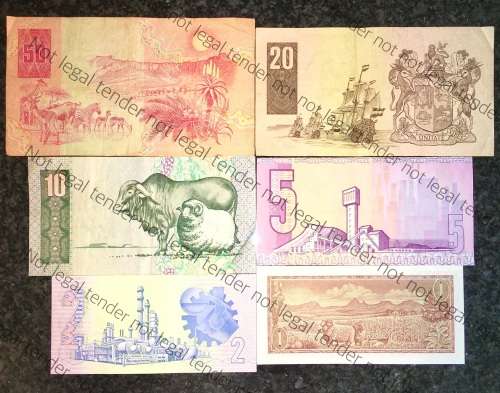 COMPLETE SET OF CL STALS & DECIMALS  R50 TO R2 AA007 --1990 [R1 T.W DE JONG 1973]1 BID TAKES ALL]