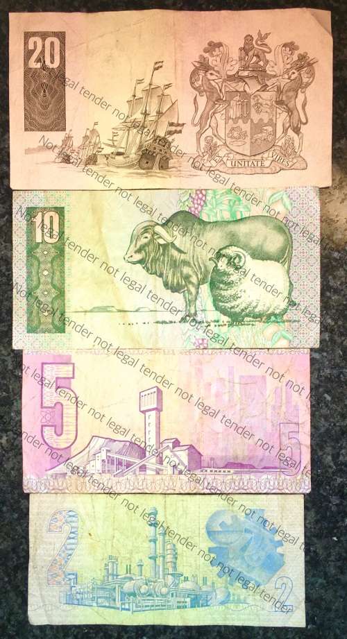 SET OF VARIOUS GOVERNORS & DECIMALS R20 TO R2  ( 1 BID TAKES ALL)